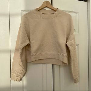 MATE Organic Fleece Crop Sweatshirt